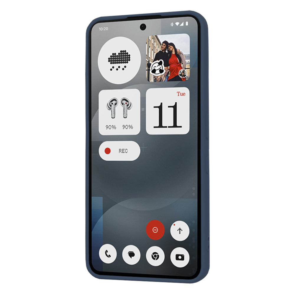 Husa pentru Nothing Phone (3a), Techsuit, SoftFlex, Bleumarin