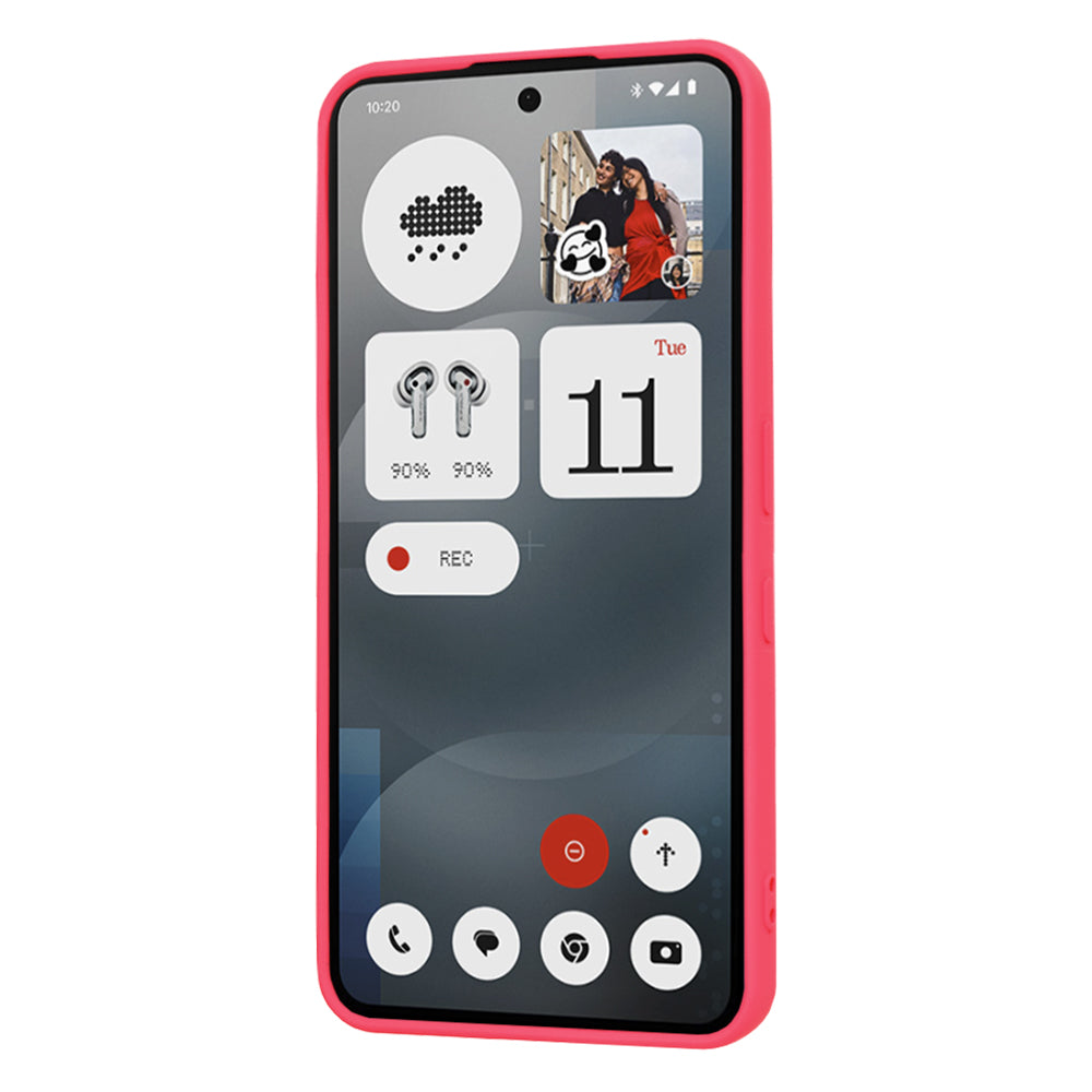 Husa pentru Nothing Phone (3a), Techsuit, SoftFlex, Roz Inchis