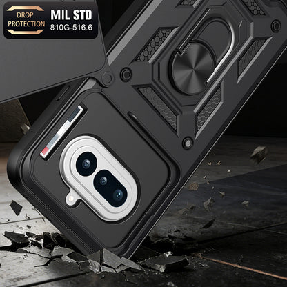 Husa pentru Nothing Phone (4a), Techsuit, CamShield, Albastra