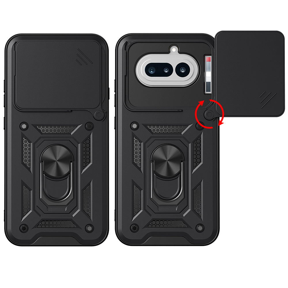 Husa pentru Nothing Phone (4a), Techsuit, CamShield, Neagra