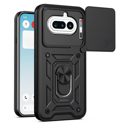 Husa pentru Nothing Phone (4a), Techsuit, CamShield, Neagra