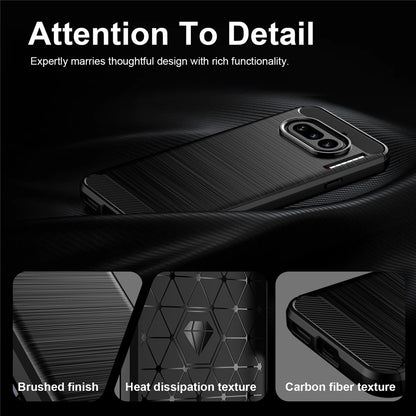 Husa pentru Nothing Phone (4a), Techsuit, Carbon, Neagra