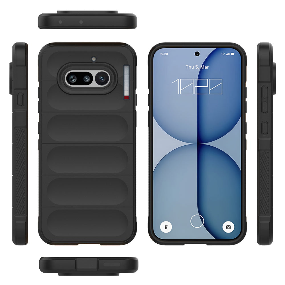 Husa pentru Nothing Phone (4a), Techsuit, Magic Shield, Neagra