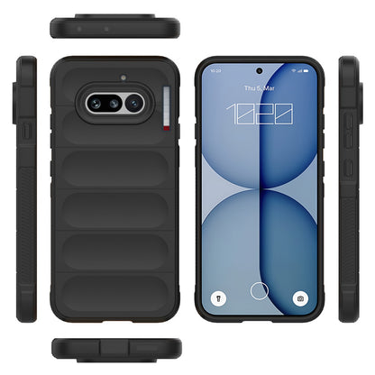 Husa pentru Nothing Phone (4a), Techsuit, Magic Shield, Neagra