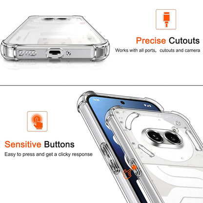Husa pentru Nothing Phone (4a), Techsuit, Shockproof Clear, Transparenta