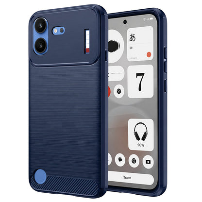 Husa pentru Nothing Phone (4b), Techsuit, Carbon, Albastra