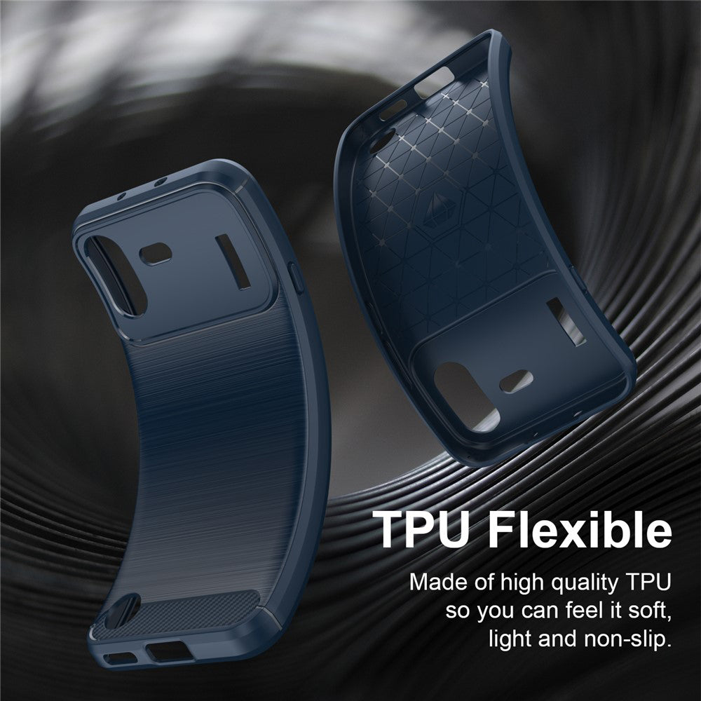 Husa pentru Nothing Phone (4b), Techsuit, Carbon, Albastra