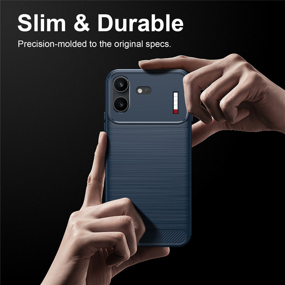 Husa pentru Nothing Phone (4b), Techsuit, Carbon, Albastra