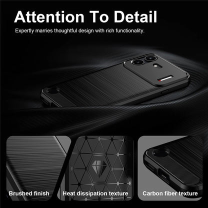 Husa pentru Nothing Phone (4b), Techsuit, Carbon, Neagra