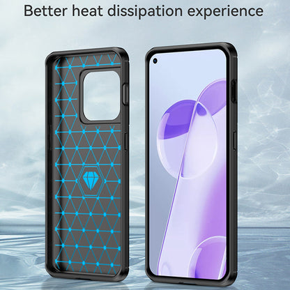 Husa pentru OnePlus 10 Pro, Techsuit, Carbon, Neagra