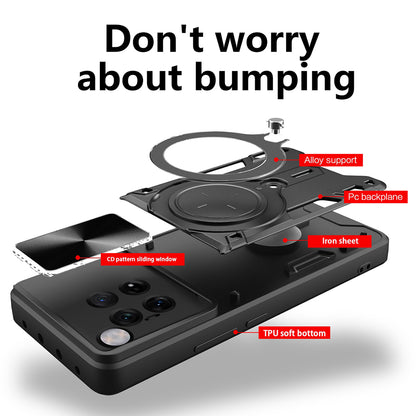 Husa pentru OnePlus 12, Techsuit, CamGuard Pro, Neagra