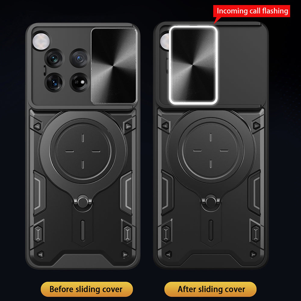 Husa pentru OnePlus 12, Techsuit, CamGuard Pro, Neagra