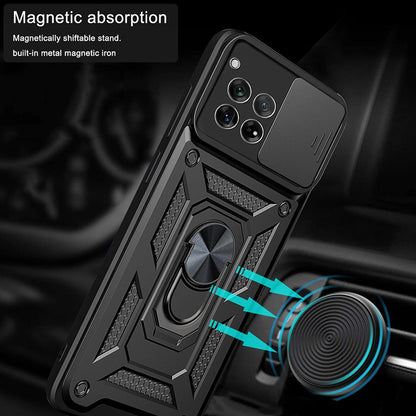 Husa pentru OnePlus 12, Techsuit, CamShield, Neagra