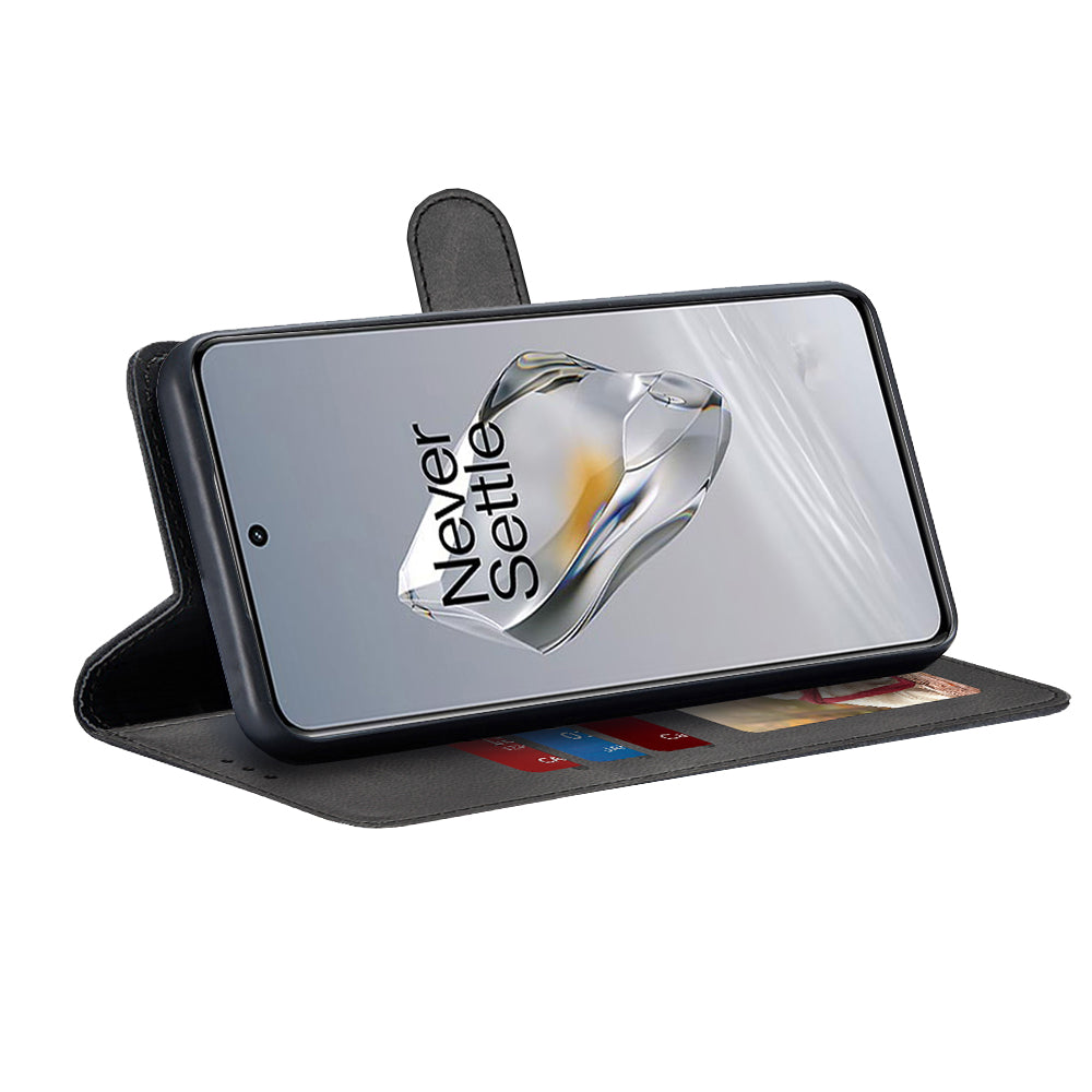 Husa pentru OnePlus 12, Techsuit, Diary Book, Neagra