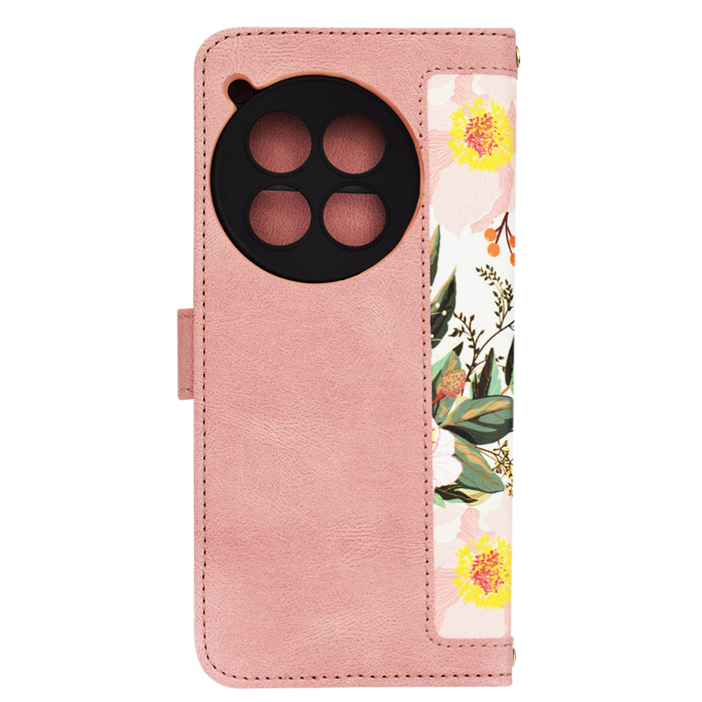 Husa pentru OnePlus 12, Techsuit, FlipCraft, Roz