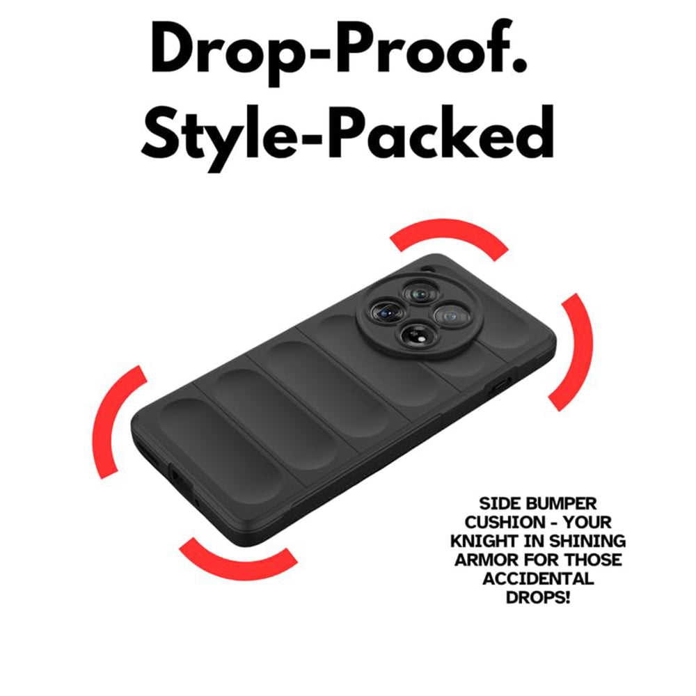 Husa pentru OnePlus 12, Techsuit, Magic Shield, Neagra