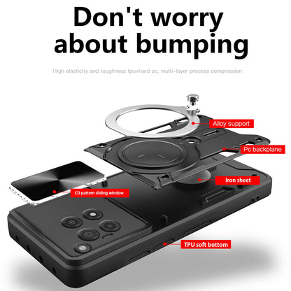 Husa pentru OnePlus 12R, Techsuit, CamGuard Pro, Roz Aurie