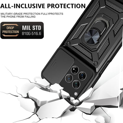 Husa pentru OnePlus 12R, Techsuit, CamShield, Neagra
