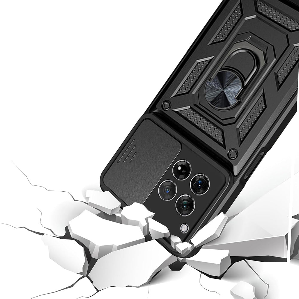 Husa pentru OnePlus 12R, Techsuit, CamShield, Roz