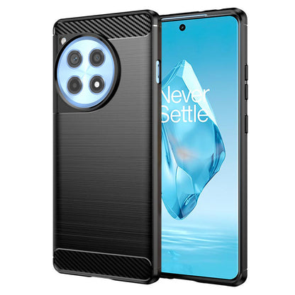 Husa pentru OnePlus 12R, Techsuit, Carbon, Neagra