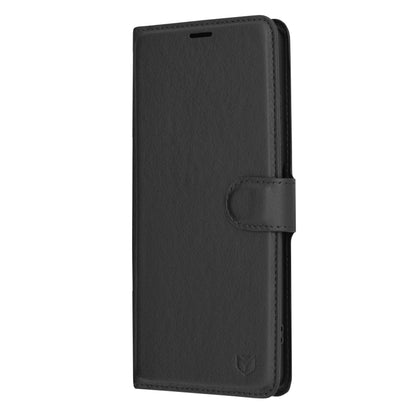 Husa pentru OnePlus 12R, Techsuit, Leather Folio, Neagra