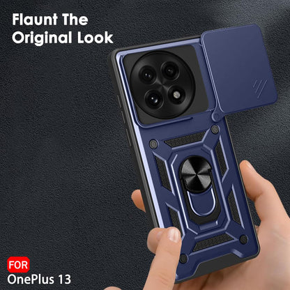 Husa pentru OnePlus 13, Techsuit, CamShield, Albastra