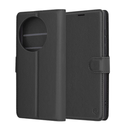 Husa pentru OnePlus 13, Techsuit, Leather Folio, Neagra