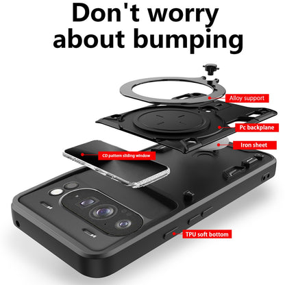 Husa pentru OnePlus 13R, Techsuit, CamGuard Pro, Mov