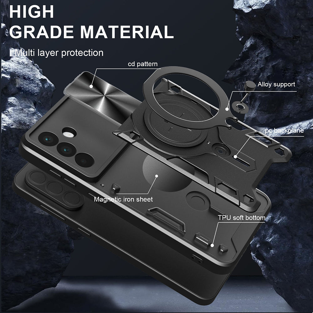 Husa pentru OnePlus 13R, Techsuit, CamGuard Pro, Mov