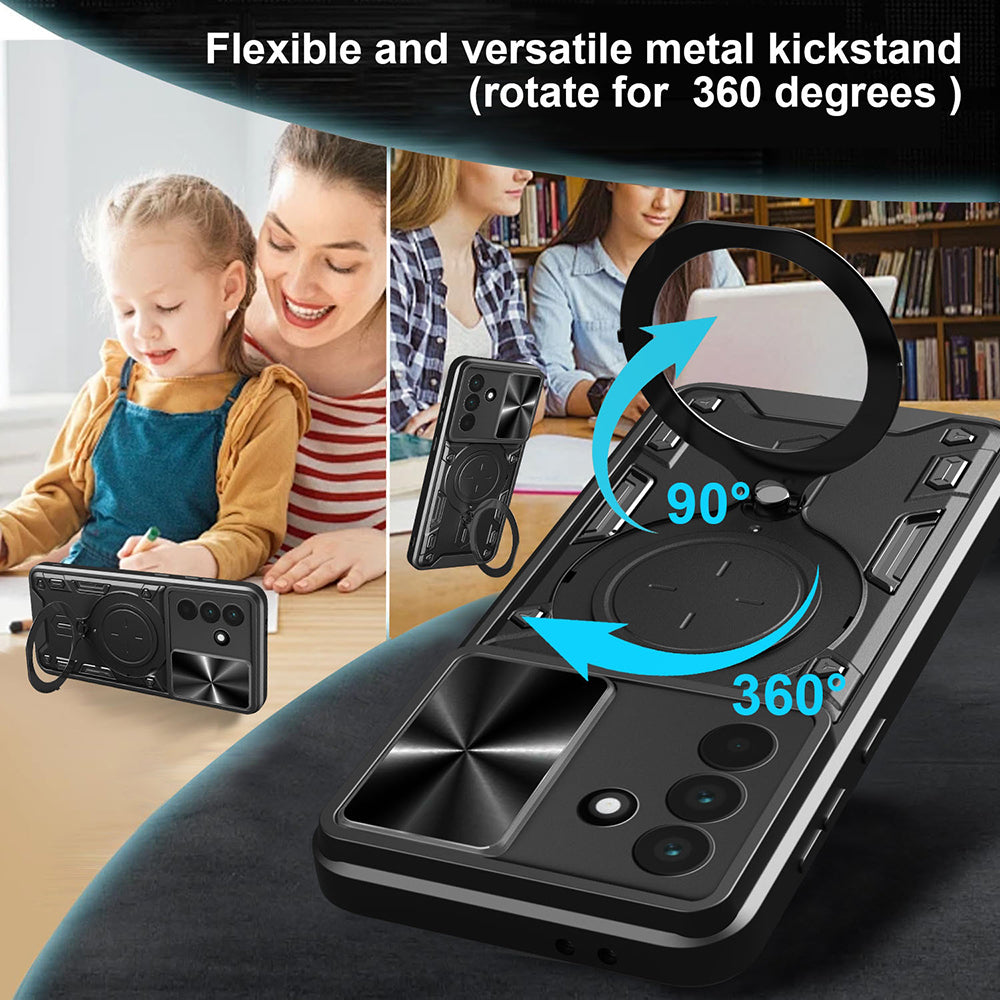 Husa pentru OnePlus 13R, Techsuit, CamGuard Pro, Mov