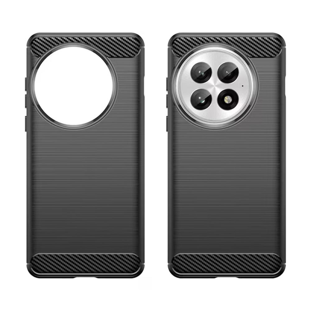 Husa pentru OnePlus 13R, Techsuit, Carbon, Neagra