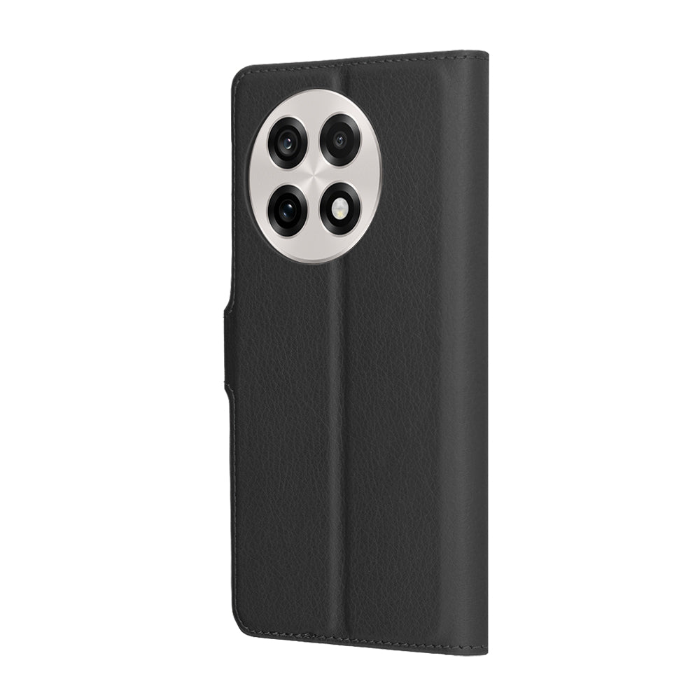Husa pentru OnePlus 13R, Techsuit, Leather Folio, Neagra