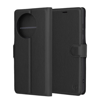 Husa pentru OnePlus 13R, Techsuit, Leather Folio, Neagra