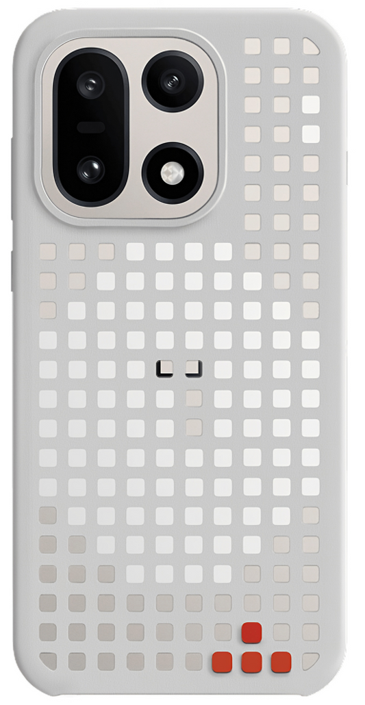 Husa pentru OnePlus 15, Hole Pattern Magnetic, Gri, Resigilata 5431102022