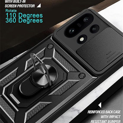 Husa pentru OnePlus 15, Techsuit, CamShield, Roz Aurie