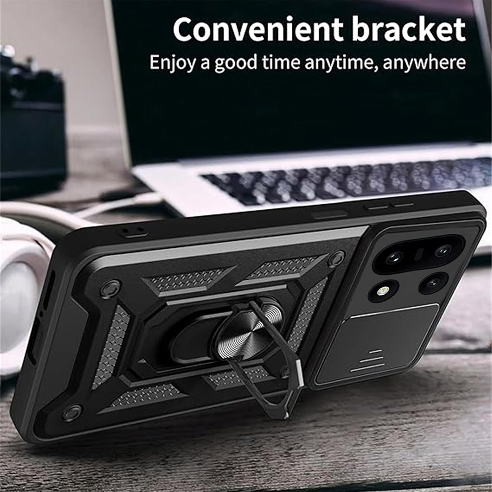 Husa pentru OnePlus 15, Techsuit, CamShield, Roz Aurie