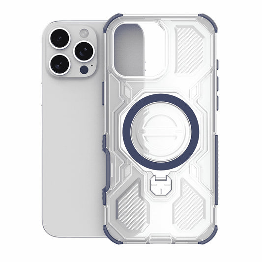 Husa pentru OnePlus 15, Techsuit, Carbon Shield Pro, Albastra