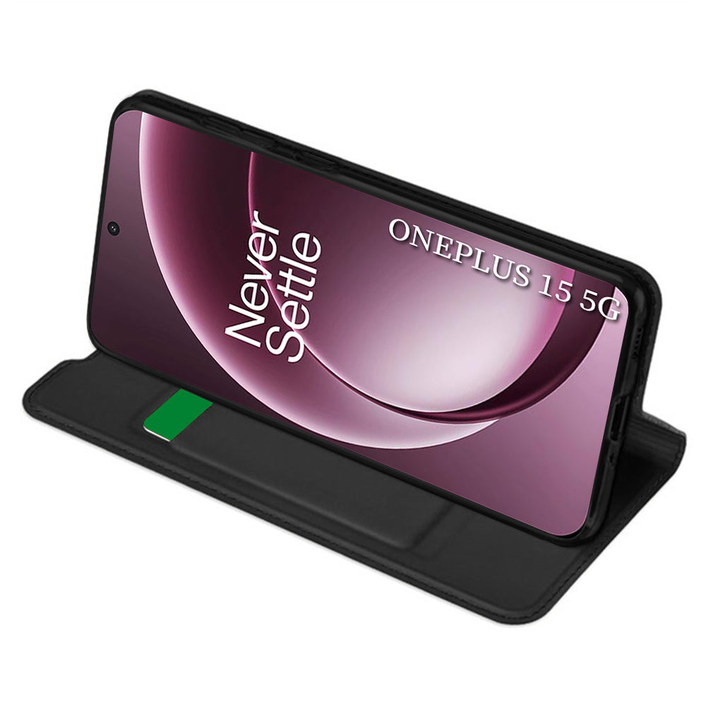 Husa pentru OnePlus 15, Techsuit, Magskin Book, Neagra