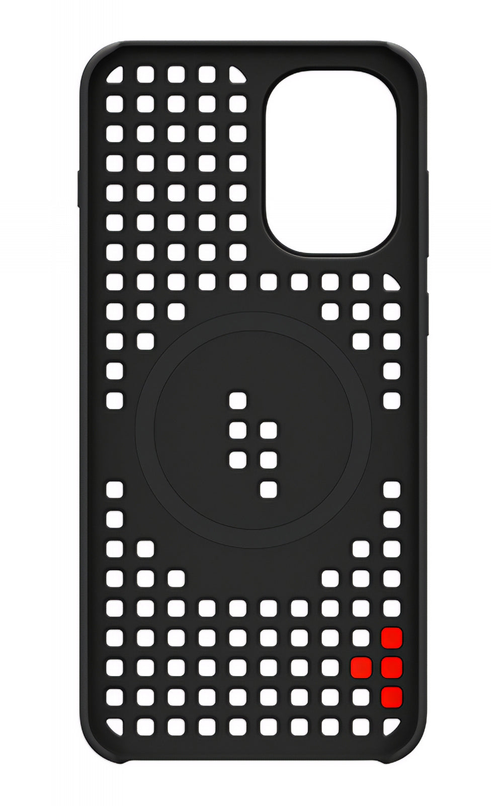 Husa pentru OnePlus 15R, Hole Pattern Magnetic, Neagra 5431102123