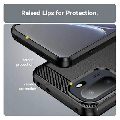 Husa pentru OnePlus 15R, Techsuit, Carbon, Neagra