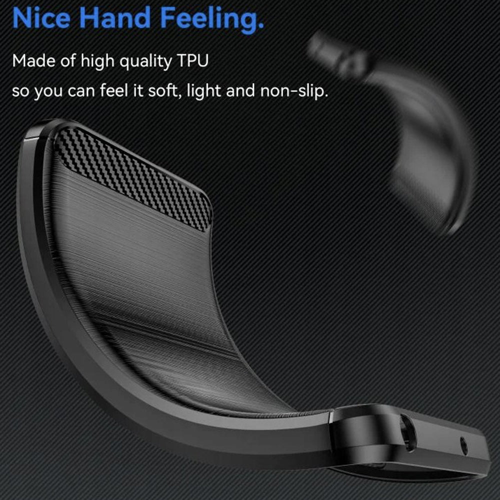 Husa pentru OnePlus 15R, Techsuit, Carbon, Neagra
