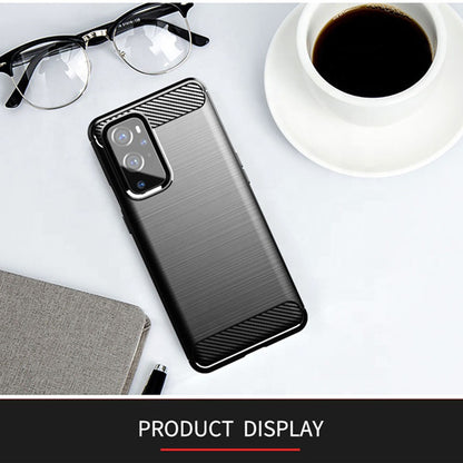 Husa pentru OnePlus 9 Pro, Techsuit, Carbon, Neagra