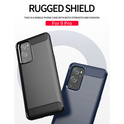 Husa pentru OnePlus 9 Pro, Techsuit, Carbon, Neagra