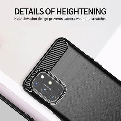 Husa pentru OnePlus 9, Techsuit, Carbon, Neagra
