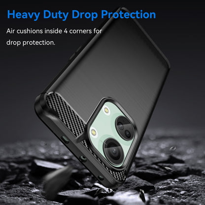 Husa pentru OnePlus Nord 3, Techsuit, Carbon, Neagra