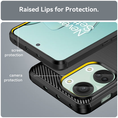 Husa pentru OnePlus Nord 3, Techsuit, Carbon, Neagra