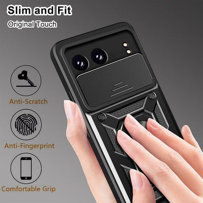 Husa pentru OnePlus Nord 4, Techsuit, CamShield, Albastra