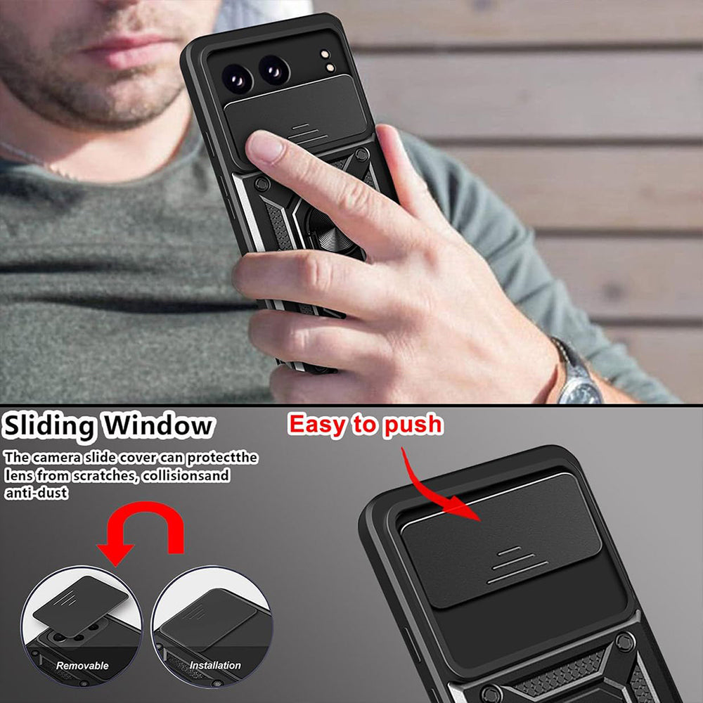 Husa pentru OnePlus Nord 4, Techsuit, CamShield, Albastra