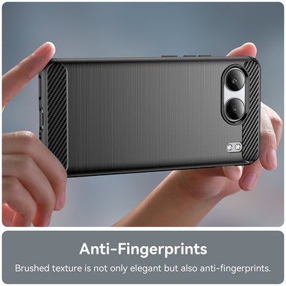 Husa pentru OnePlus Nord 4, Techsuit, Carbon, Neagra