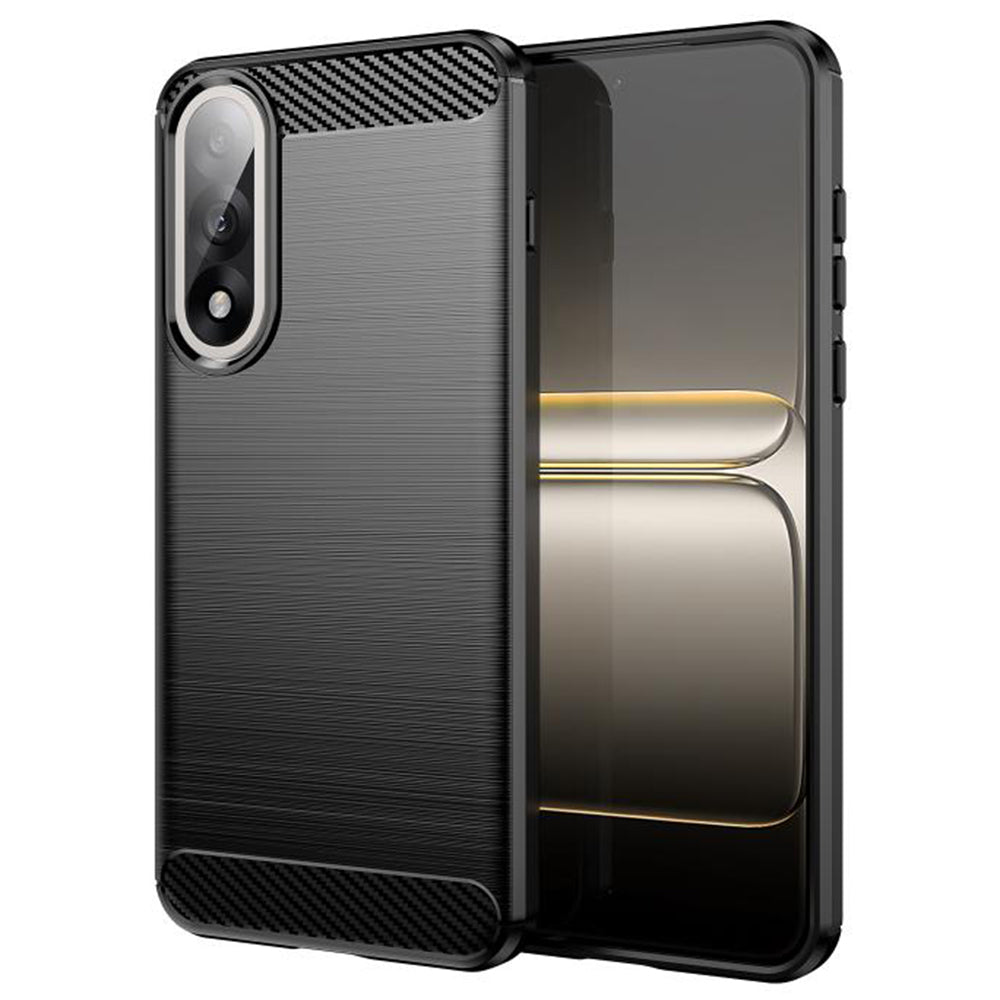 Husa pentru OnePlus Nord 5, Techsuit, Carbon, Neagra